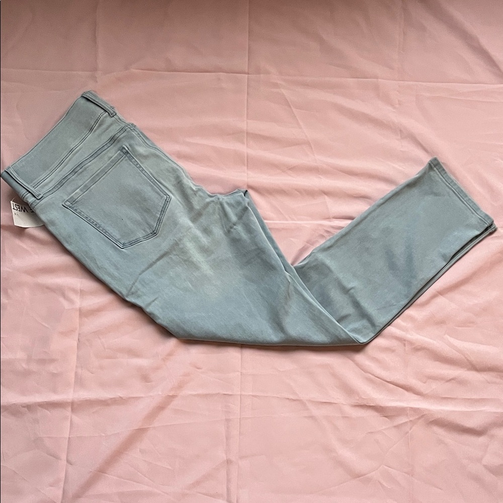 Nine West Women's Soft Blue Skinny Jeans